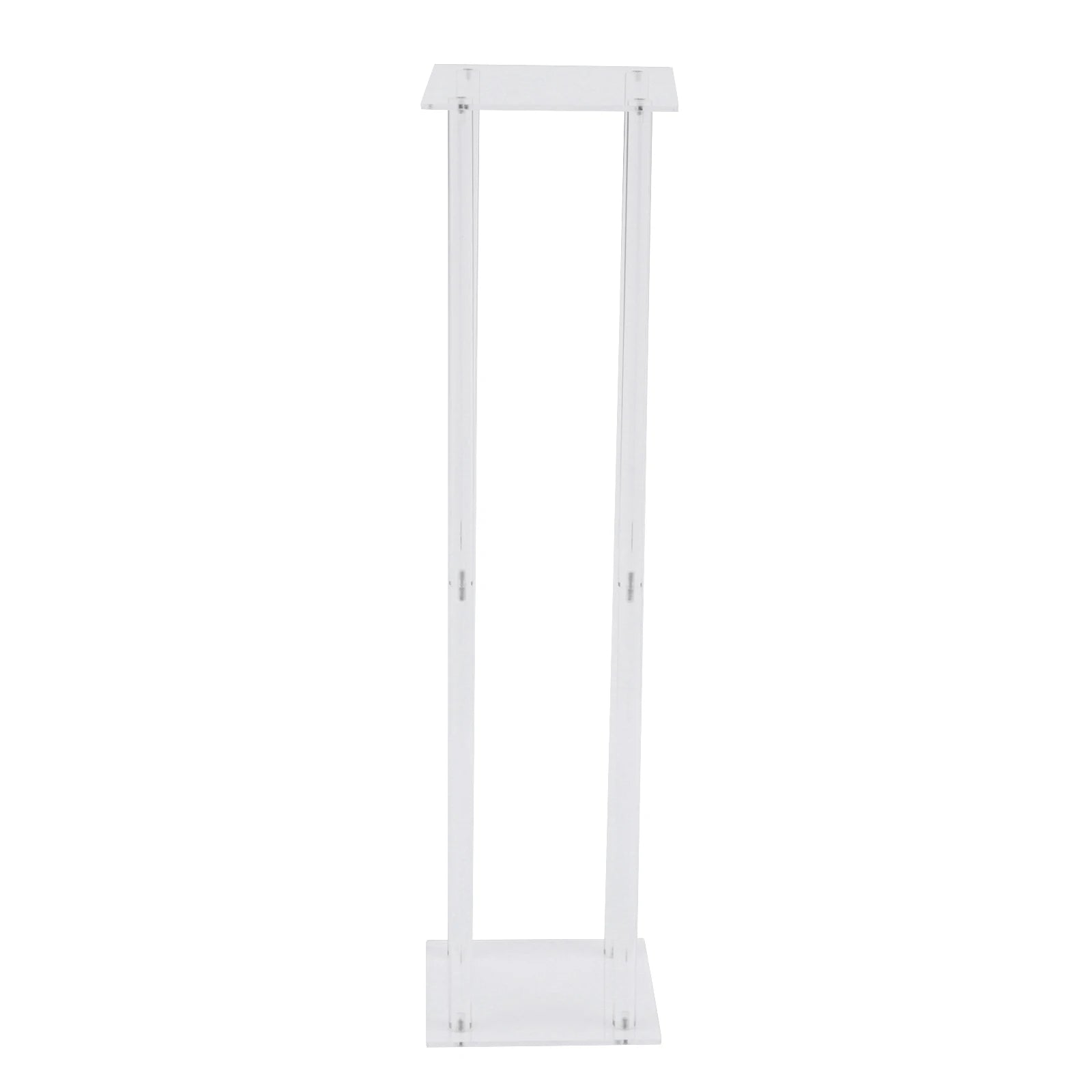 10x Rectangle Acrylic Vases Wedding Centerpiece Flower Stand Pedestal Clear Column For Birthday Party Home Decor 31.5 Inch