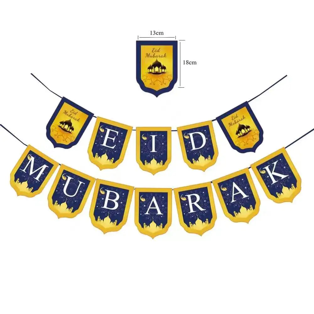 Eid Mubarak Balloons Eid Balloons for Eid Decorations Home Eid Mubarak Banner Moon Star Balloons for Eid Al Fitr Eid Decorations