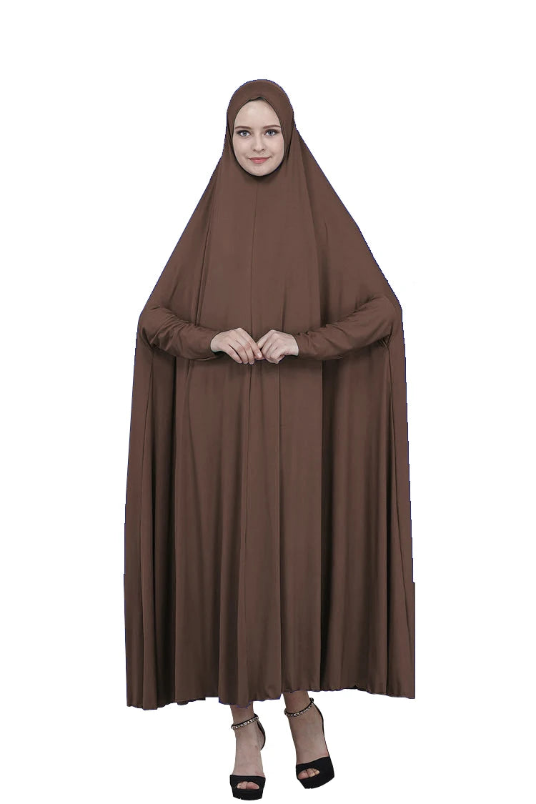Eid Ramadan Abaya for Muslim Women Overhead Khimar Prayer Dress, Modest Islamic Caftan Arabic Robe Kaftan