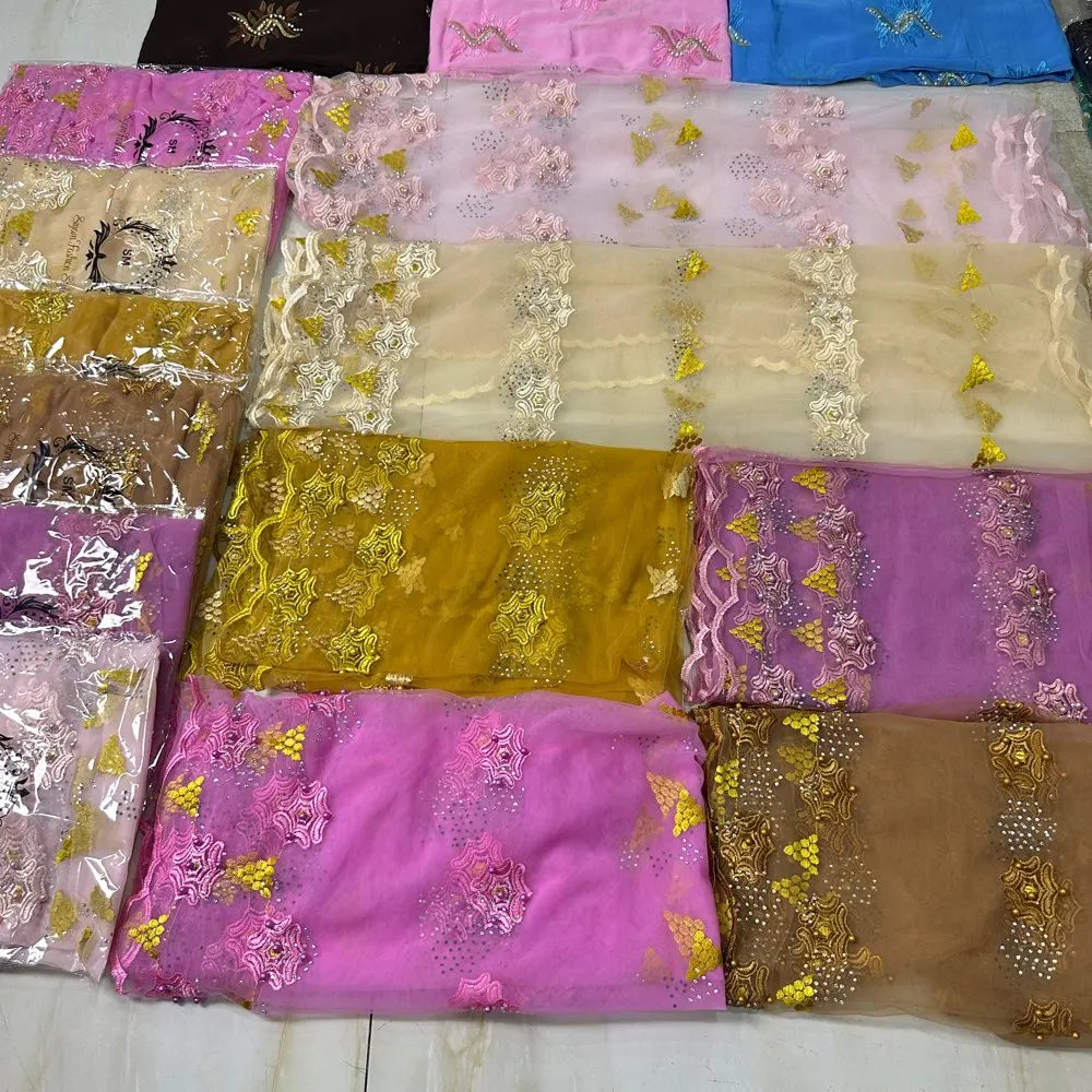 3D Stone New Dubai Scarf For Muslim Women African voile stone big Hijab Islam Hijab Pashmina Turban Headscarf Embroidery Shawls