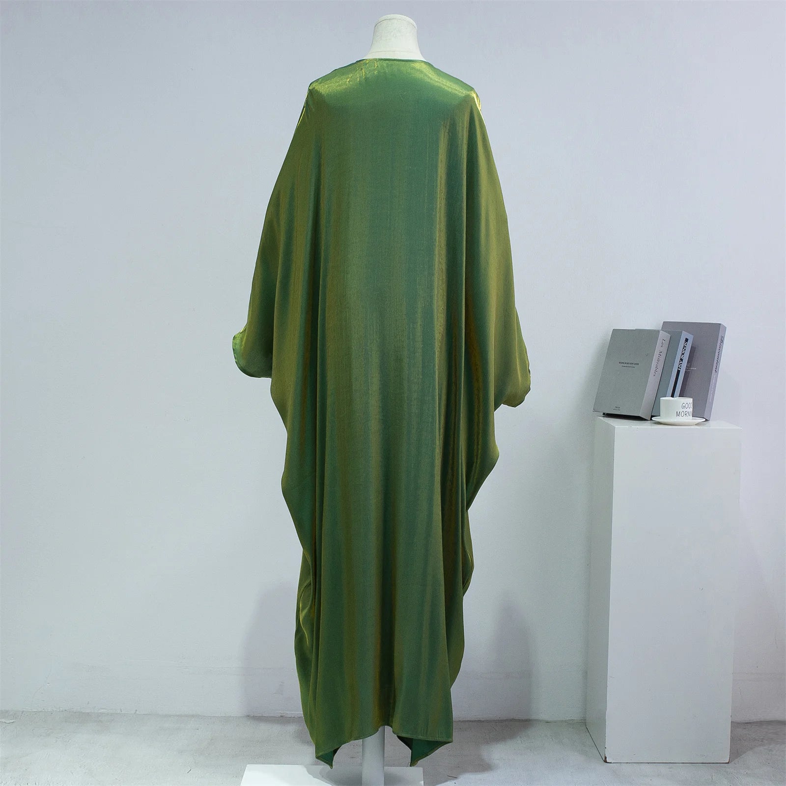 Muslim One-Piece Prayer Abaya for Women – Smocking Sleeve Kaftan Jilbab Cardigan Coat Islamic Robe Dubai Turkish Style
