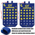 Personalized Ramadan 30 Day Advent Calendar for Muslim Islamic Kid Boy Girl Kareem Eid Al Fitr Wall Hanging Home Decoration Gift