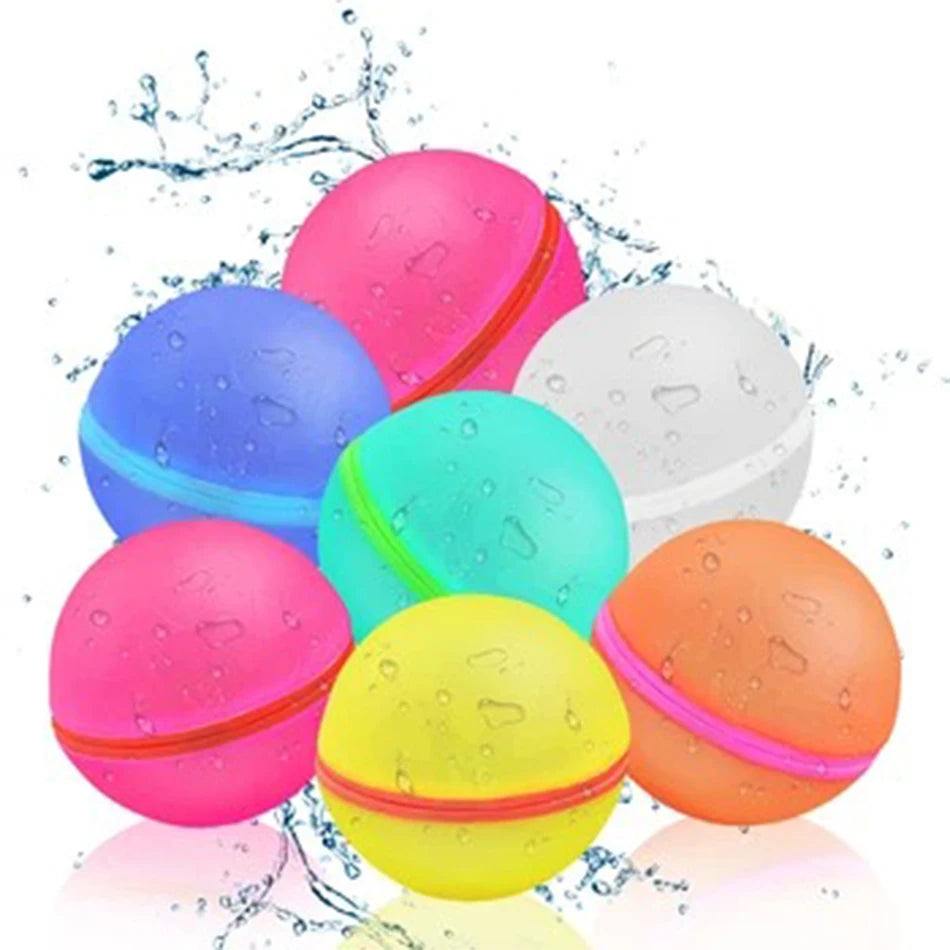 Reusable Water Balloons Toys Quick Fill Self Sealing Water Bomb for Summer Games Children's Adults Outdoor Activities Toy Gifts