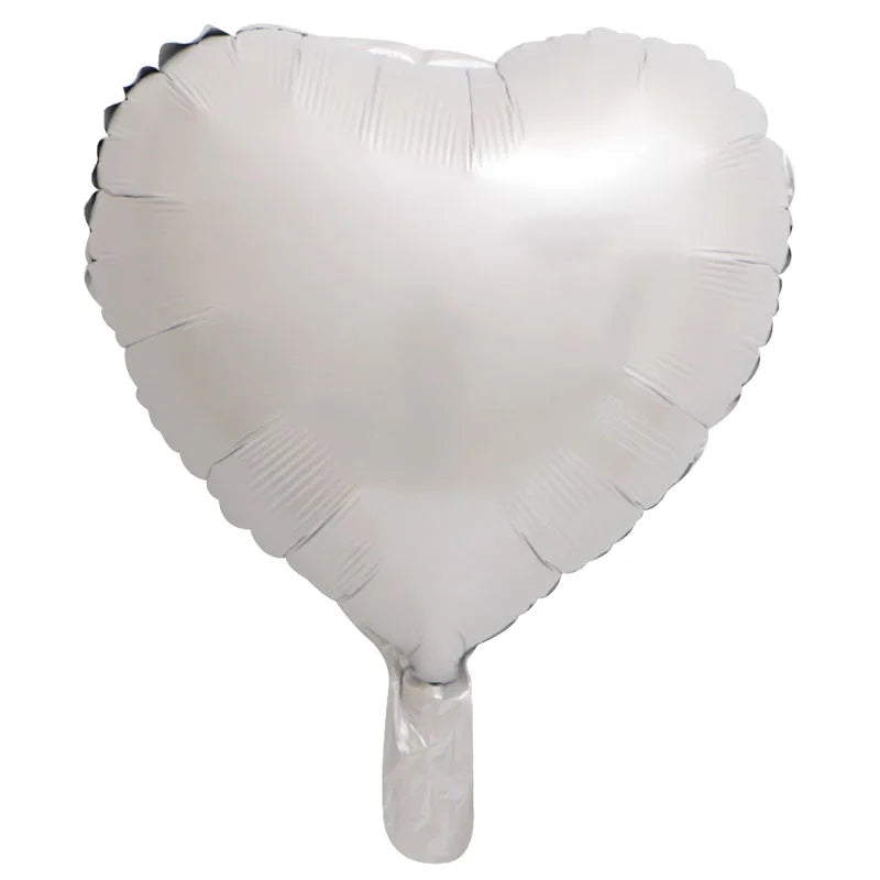 10/5/3Pcs Cream Heart Foil Balloons 18inch Multi Pink Beige Heart Helium Balloons for Wedding Birthday Party Decorations Globos