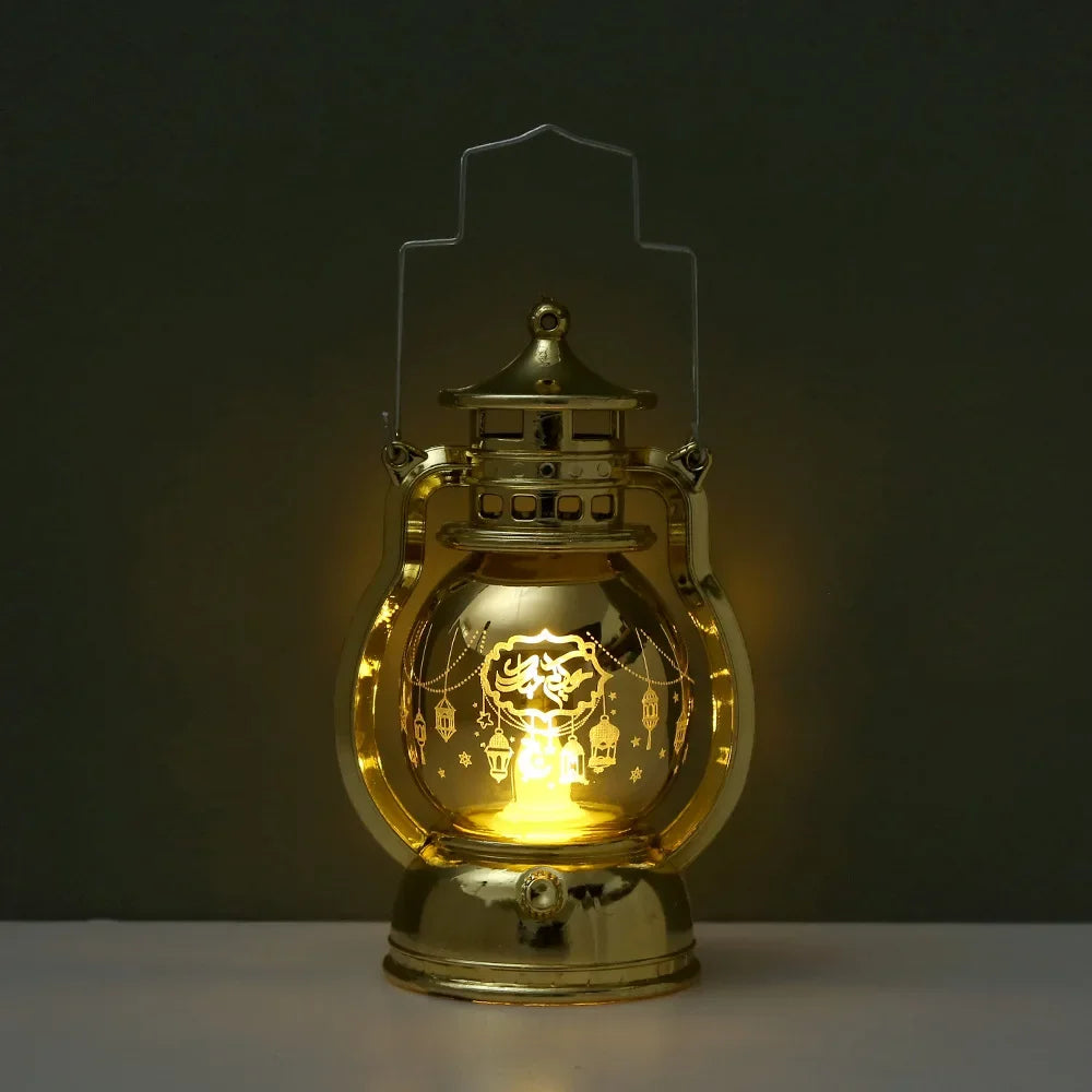 Eid Mubarak LED Lantern Light Ramadan kareem Decorations for home 2026 Islamic Muslim Party Decor Ramadan Mubarak EID Al Adha