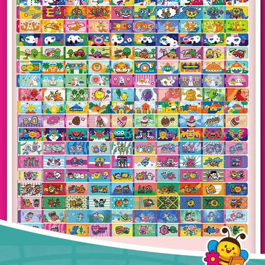 Sticker Bracelets, Kids' Creative Sticker Chains, Parent-Child DIY Beaded Sticker Bracelets