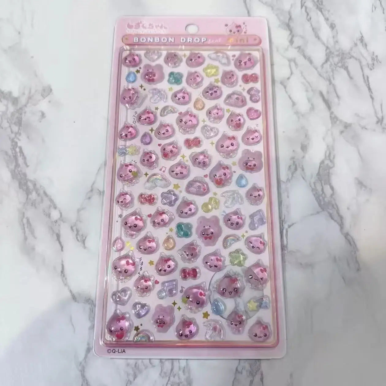 3D Water Droplet Relief Crystal Stickers Shiny Glitter Raindrop Resin Diy Decoration Scrapbooking Phone Case Journal Craft Gifts
