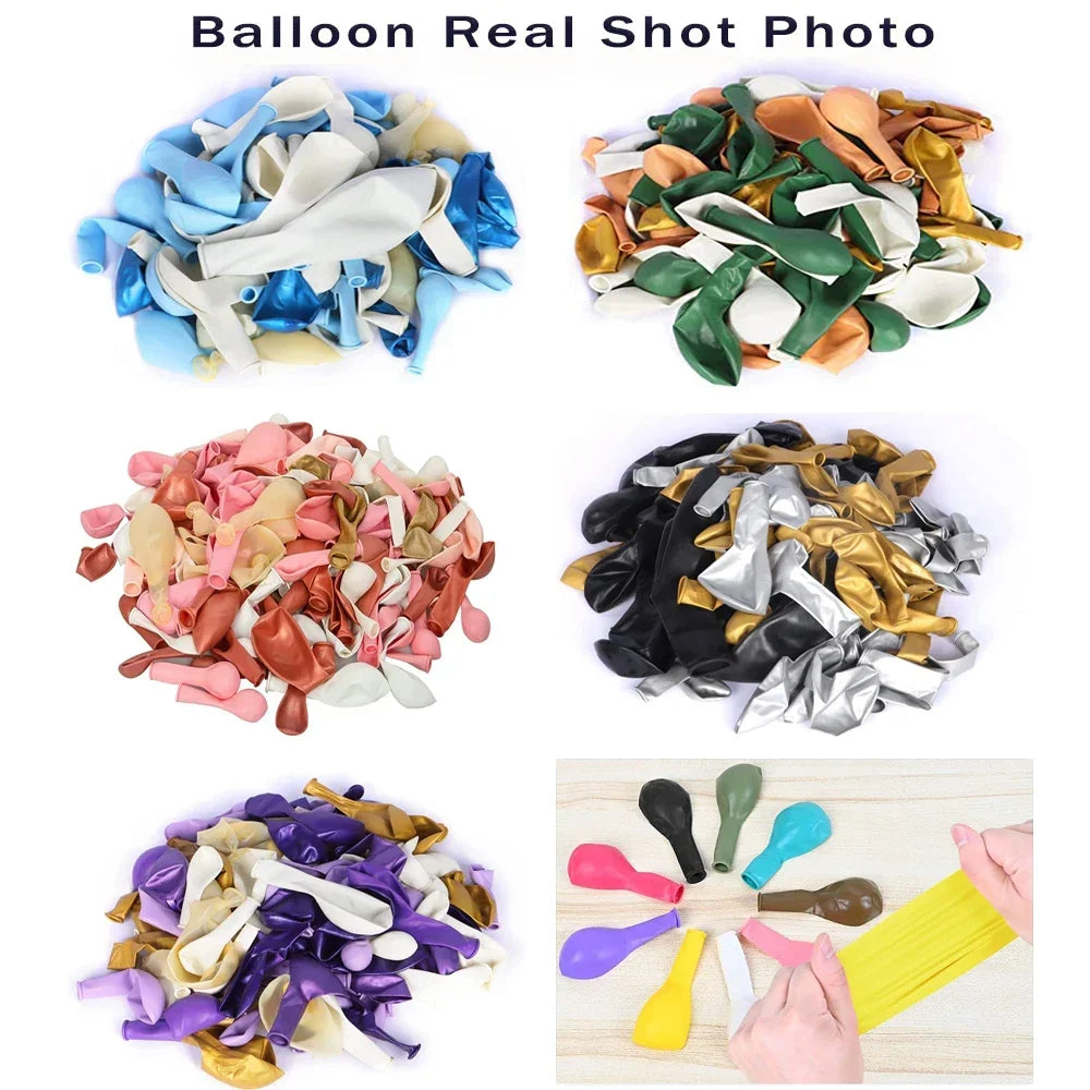 1set Disney 123Pcs Lilo & Stitch Theme Happy Birthday Latex Balloon Set Family Birthday Party Decoration Latex Balloon