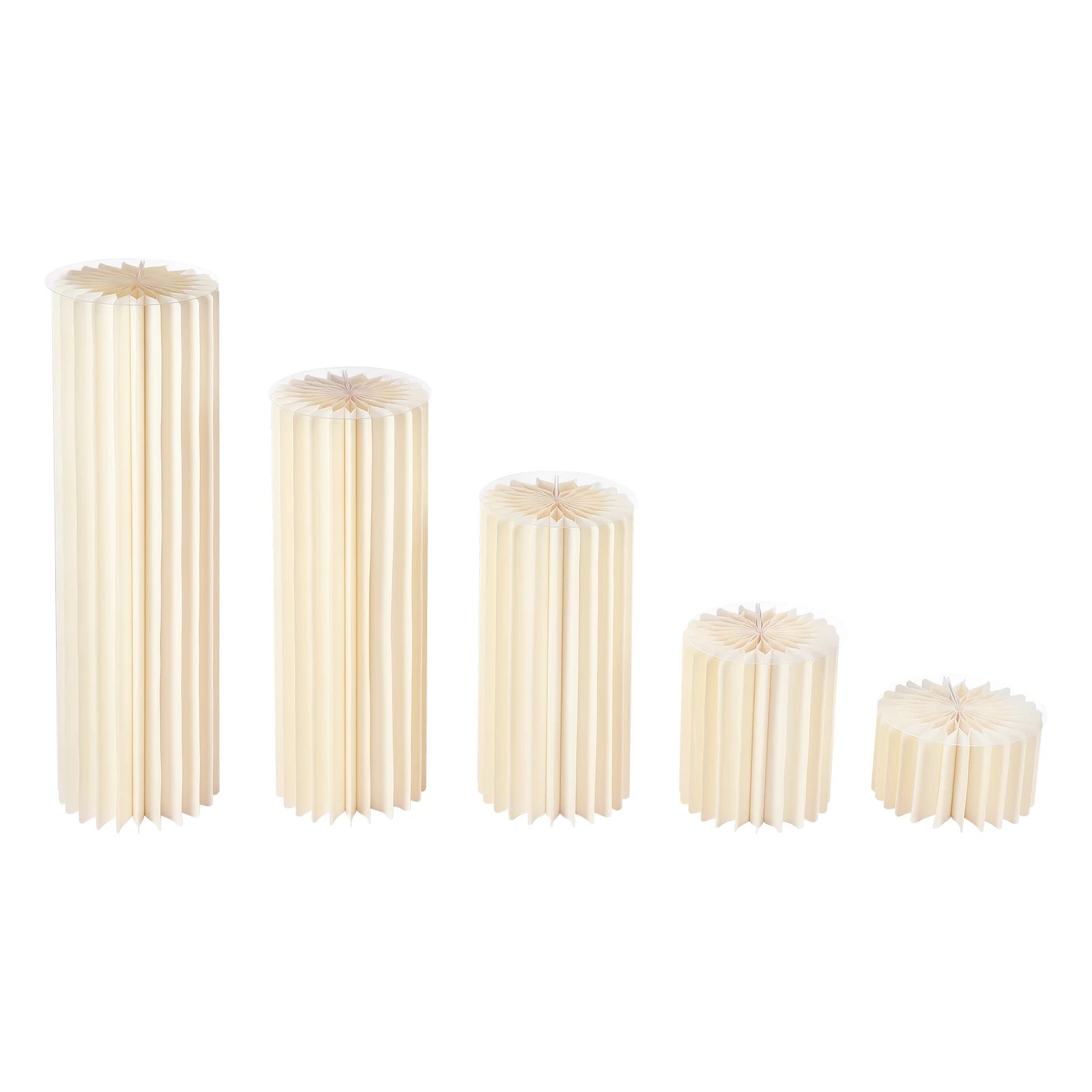 3/5Pcs Wedding Centerpieces Cardboard Vases, Flower Vase Flowers Stand for Party Tables Decorations