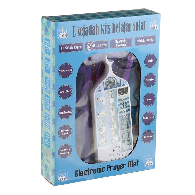 Interactive Talking Prayer Mat Educational Rug Salah Muslim Kids Gift Islam Electronic Worship Blanket Compass Islamic Carpet