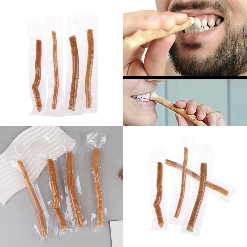Natural Miswak Toothbrush Travel Portable Soft Toothbrush Traditional Teeth Whitener & Manual Tooth Care Stick