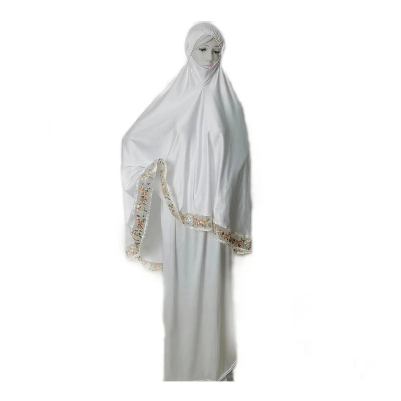 2PCS Women Muslim Islamic Hijab Blouse Skirts Sets Ramadan Prayer Khimar Abaya Robe Arab Burqa Middle East Vestidos