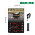 LED Digital Prayer Clock Azan Mosque Alarm Clock Islamic Muslim Wall Clock With Remote Control Calendar Ramadan Home Decoration