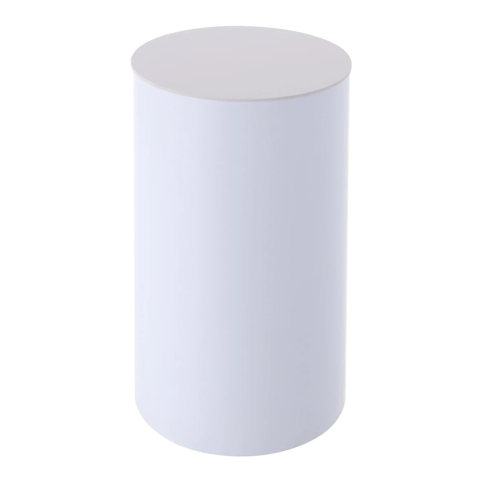 5PCS Round Cylinder Dessert Cake Ornament Table White PVC Round Cylinder Pedestal Stand  Cake Display Stand for Party Wedding