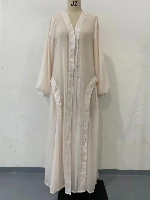 2024 Muslim Modest Women Dress – Eid & Ramadan Jalabiya Kaftan Robe