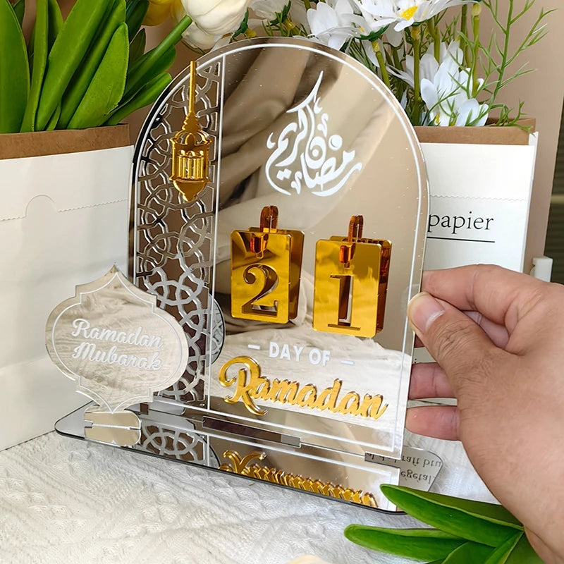 Ramadan Decorations 2026 Ramadan Countdown Calendar 2026 Muslim Islamic Festive Decor Eid Al-Fitr Decorations Eid Mubarak Gifts