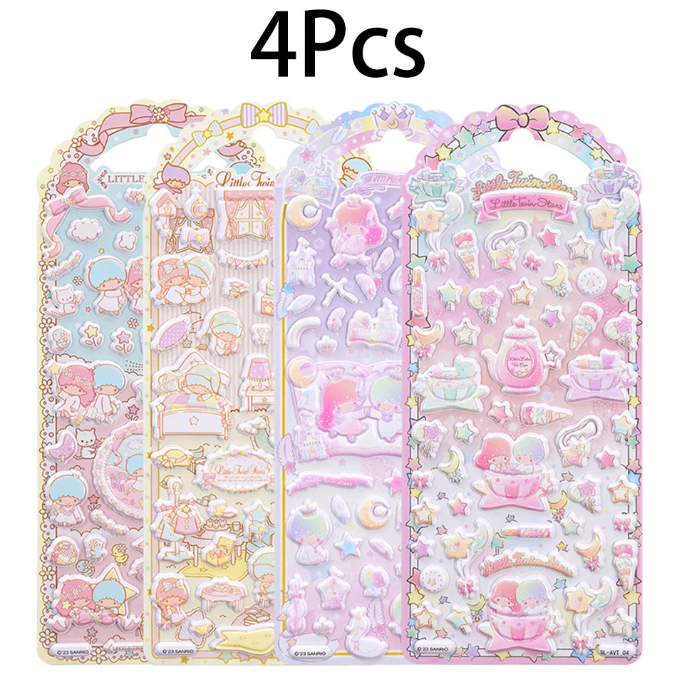 3D Gemini 3D Stickers Handmade Puzzle Cartoon Decorative Stickers Mobile Phone Stickers Festival Gifts