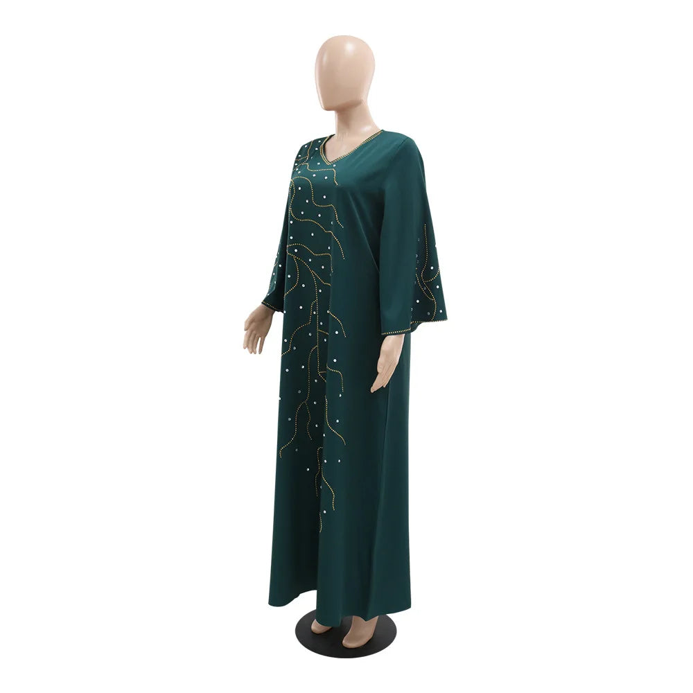 Caftan Eid Elegant Muslim Women Dress Ramadan Party Dubai Abaya Turkey Islam Long Evening Dresses Musulmane Elegant Vestidos