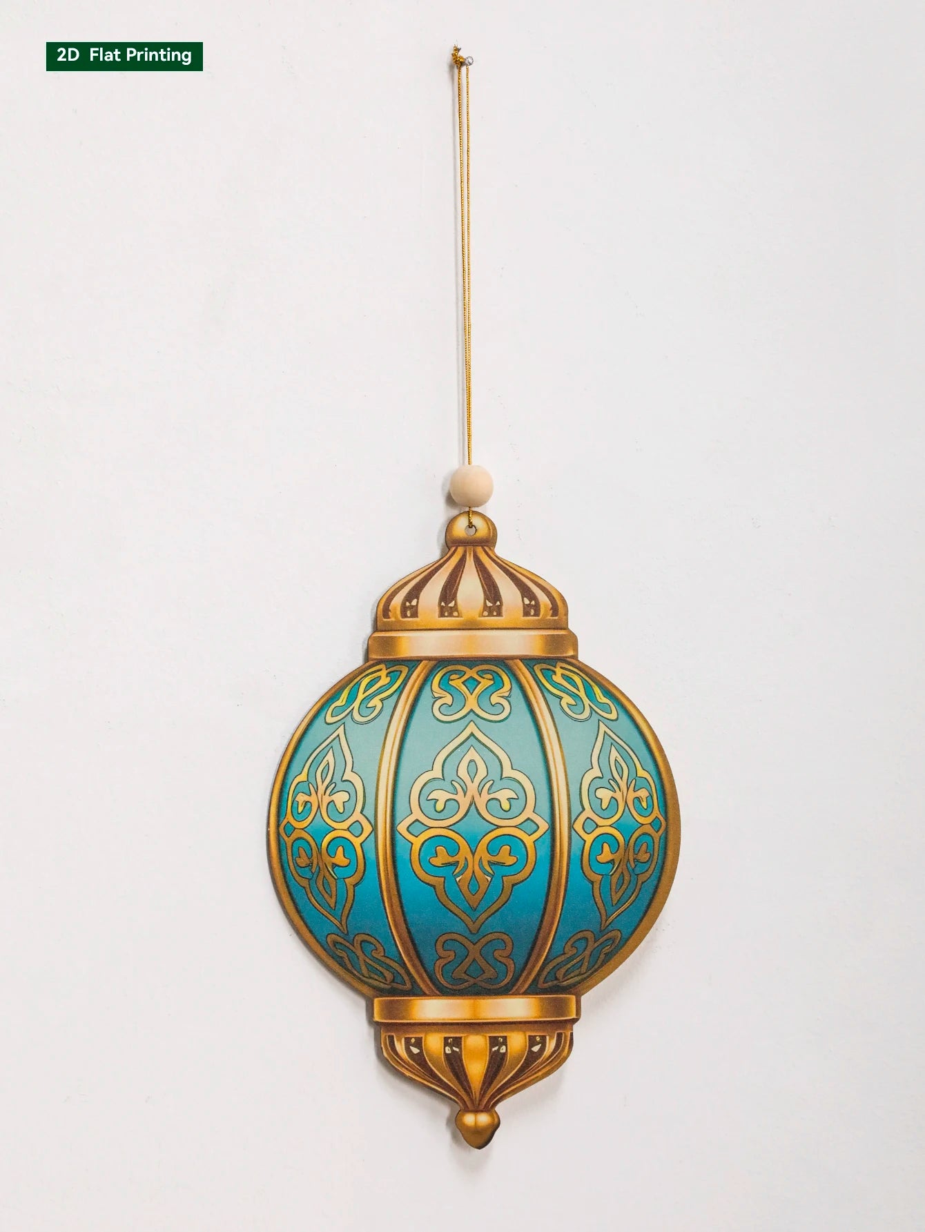Ramadan Kareem Wall Hanging Decor Islamic Moon Star Lantern Ornaments with Tassel Muslim Festival Decoration for Home Party Gift