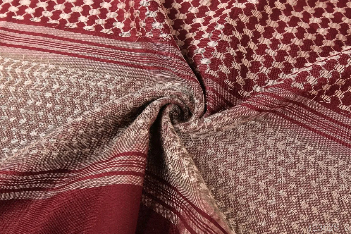 Men Muslim Head Scarf Saudi Arab Dubai Traditional Islamic Clothing Male Headscarf Hijab Plaid Turban Shemagh Gutra Prayer Wear