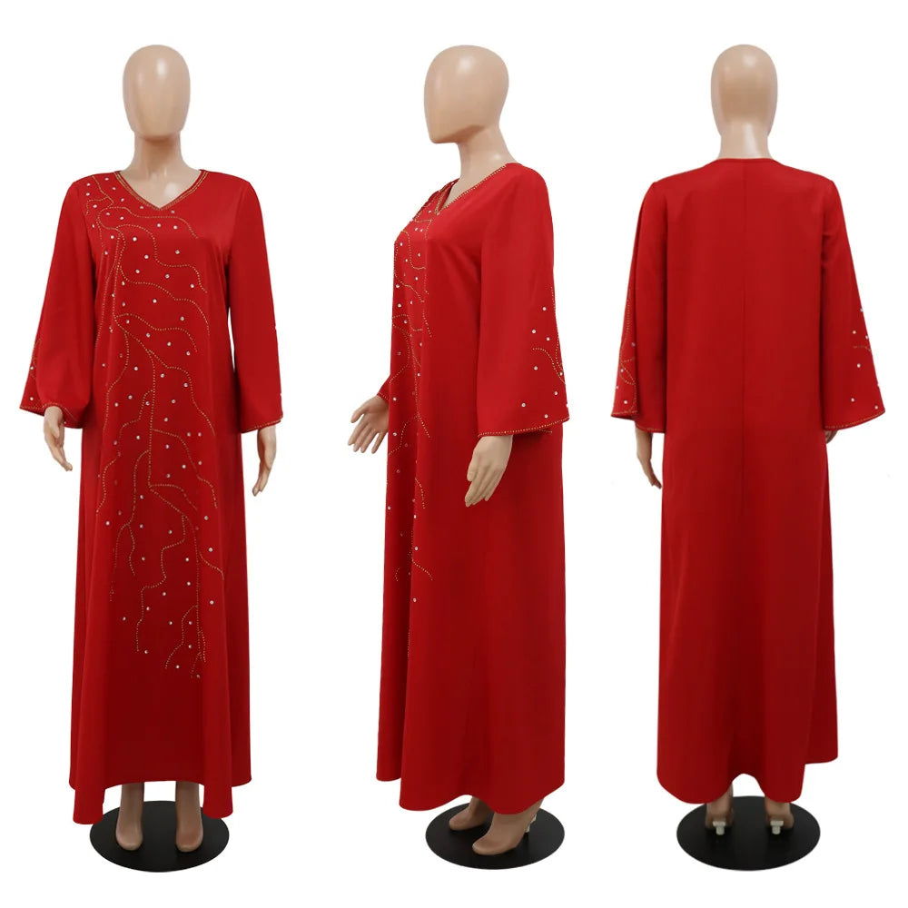 Caftan Eid Elegant Muslim Women Dress Ramadan Party Dubai Abaya Turkey Islam Long Evening Dresses Musulmane Elegant Vestidos