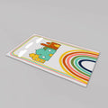 Kids Prayer Rug Muslim, Thick Kids Prayer Mat Colorful Janamaz, Eid Gift for Kids, Ramadan Gift, Sajada, Musallah | Rainbow Mina