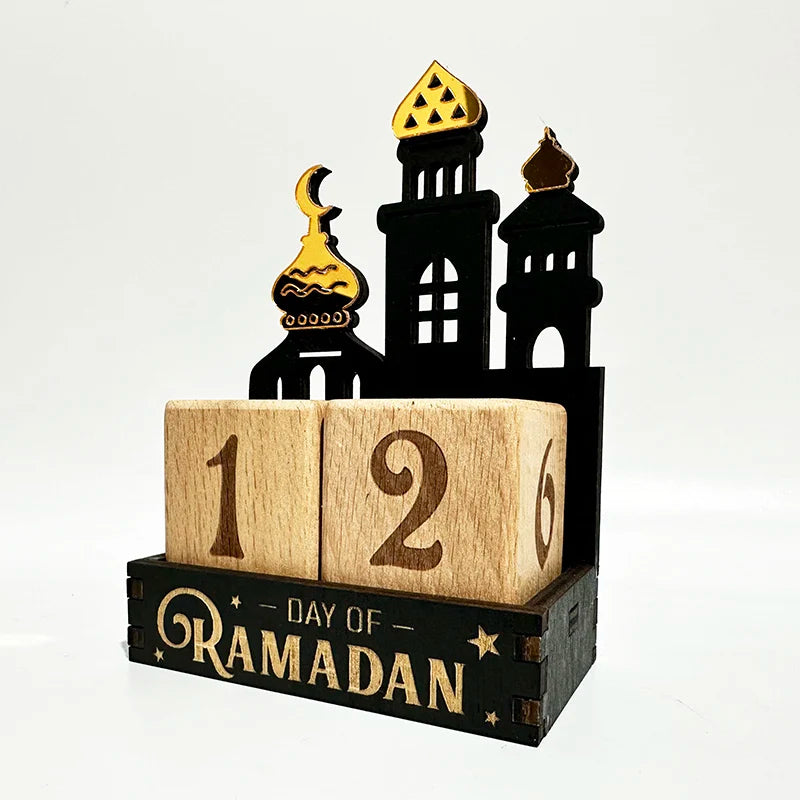 2026 Ramadan Countdown Calendar Eid Mubarak Advent Calendar Desktop Ornaments Islamic Muslim Party Decorations Calendar Gift