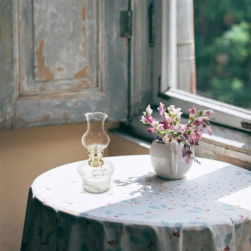 Glass Lampshade Small Cover for Oil Clear Chimney Lantern Vintage Shades Replacement Globes