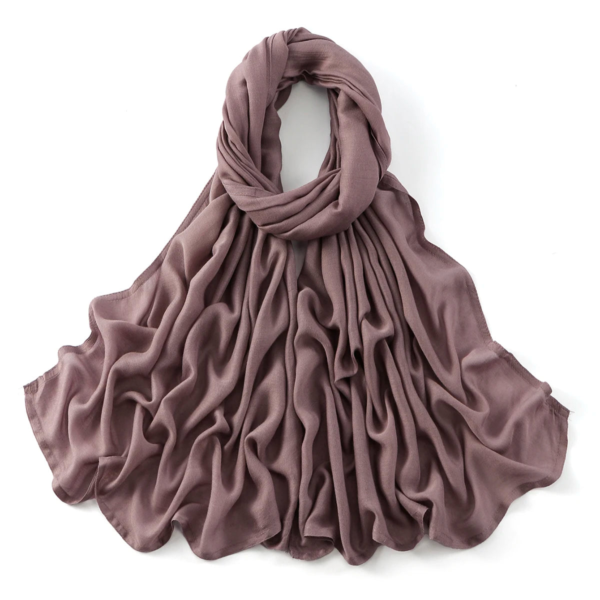 Cotton Rayon Modal Muslim Hijabs For Women Scarf Thin Plain Shawls Femme Musulman Soft Headscarf Islam Turban Headband 185*75CM