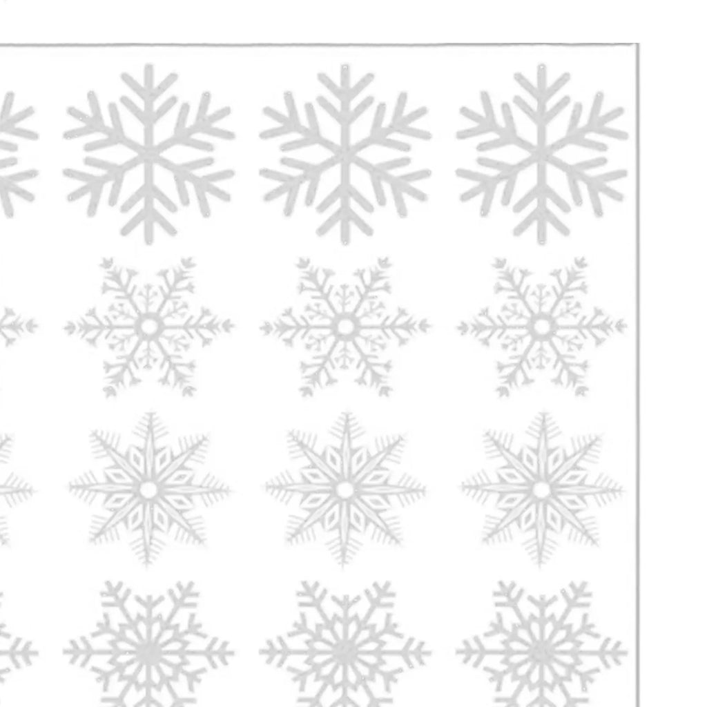 Christmas Snowflake Window Flowers PVC Electrostatic Stickers for Glass Reusable Winter Decorative Stickers