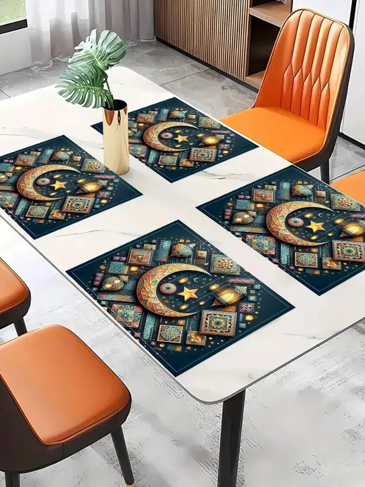 Ramadan meal mat, suitable for daily home, restaurant, outdoor picnic use, Eid al Fitr