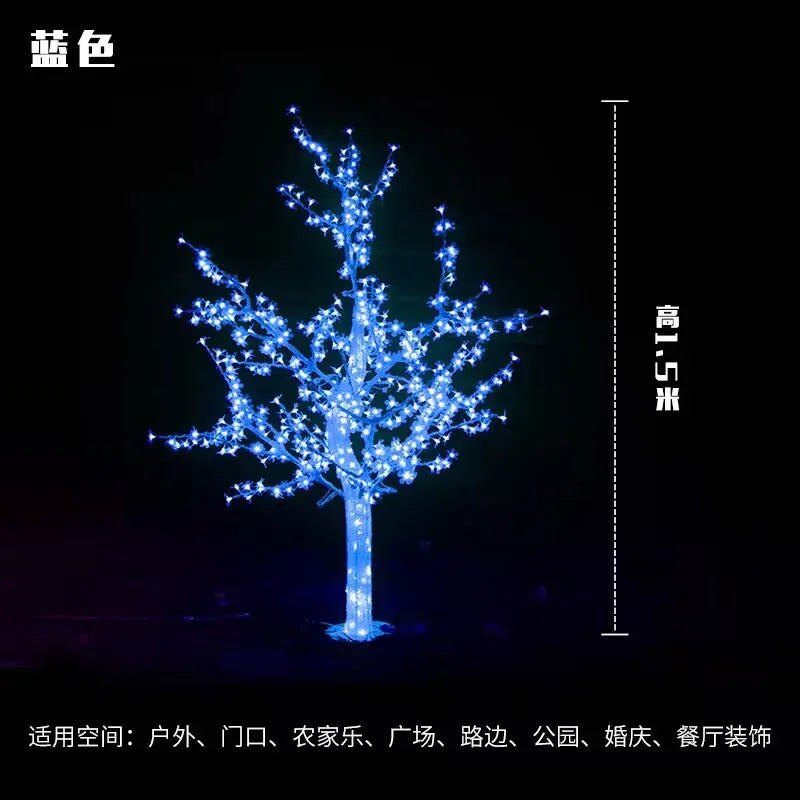 Cherry Blossom LED Christmas Tree Lights – 1.5m / 5ft Indoor & Outdoor Decorative Lighting