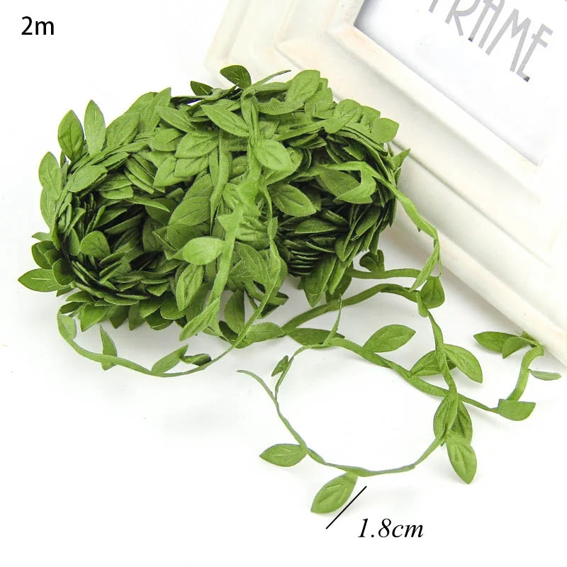 DIY Eid Mubarak Wreaths with Artificial Flower Leaves for Ramadan Kareem Islam Party Decoration Muslim Home Wall/Door Decor