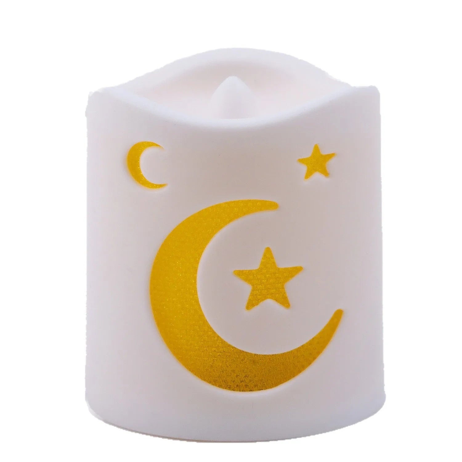 4PCS Ramadan Decoration LED Moon Star Castle Candle Lantern Lights EID Mubarak Decorations for Home 2026 Muslim Party Supplies
