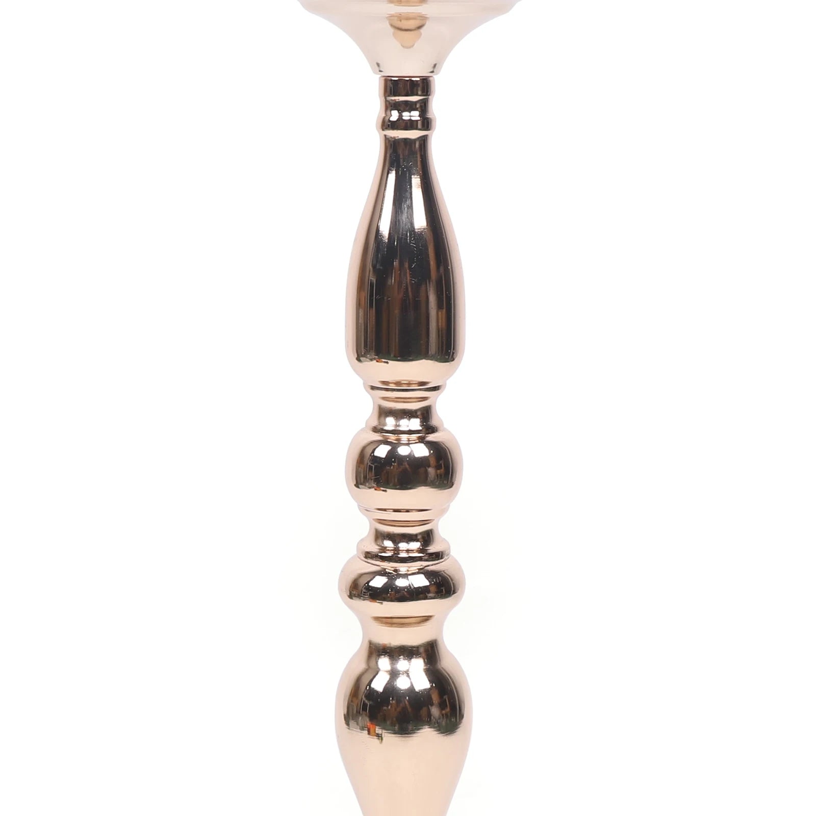 10 Pcs 19.5" Tall Gold Candelabra Candle Holder Table Centerpiece Stand Pillar Candlestick Candle Holder Stand for Wedding Party
