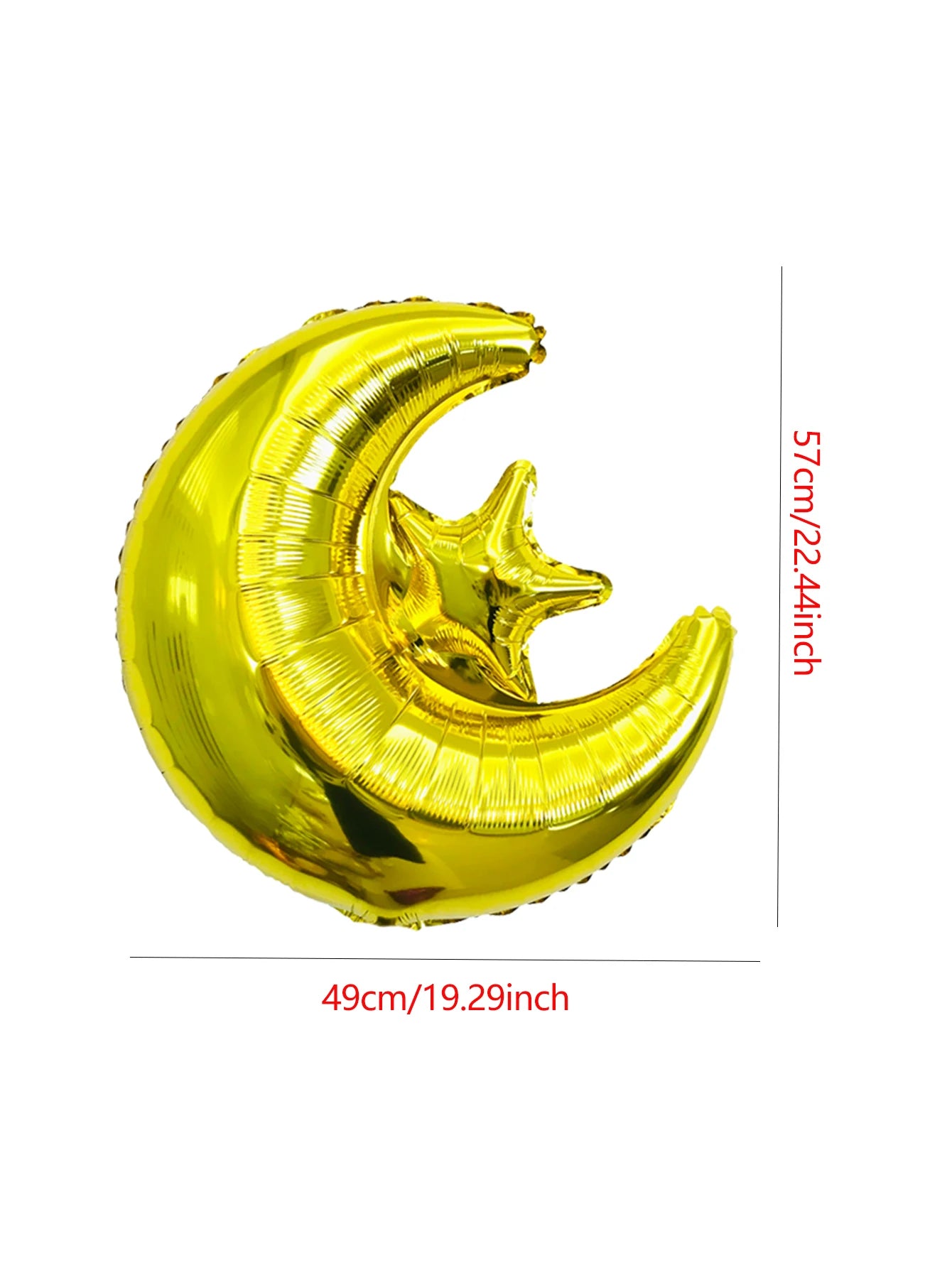 5pcs Ramadan Eid al-Fitr Fancy Lantern Balloons set Star Moon Balloon Ramadan Kareem Eid Mubarak Decorations Eid Al Adha Decor