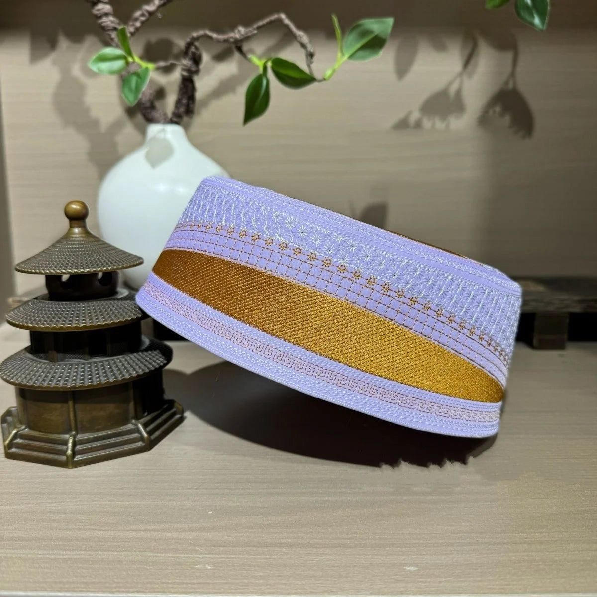 Muslim Caps For Men, Children Hat, Turkey Tax Kipa Kufi Saudi Islamic Prayer Yellow Turban Embroidery