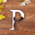 Acrylic Mirror 3D Alphabet  House Number Wall Sticker English Alphabet Sticker Decoration Wedding love letters Decorative
