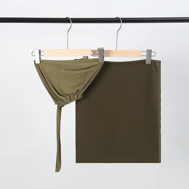 Women's Soft Muslim Hijab Breathable Cotton Headscarf Non-Irritating Wrap High-Quality Pure Cotton Fabric Moisture-Wicking