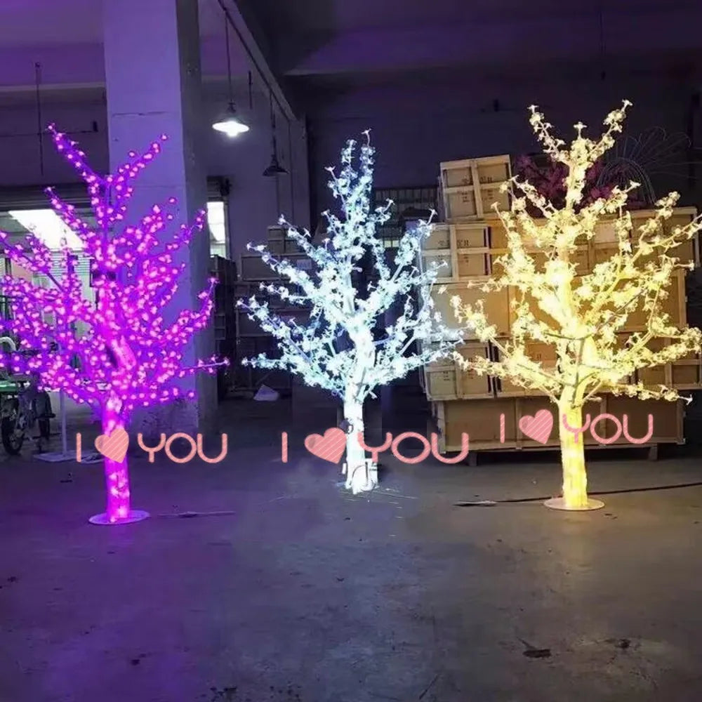 Cherry Blossom LED Christmas Tree Lights – 1.5m / 5ft Indoor & Outdoor Decorative Lighting