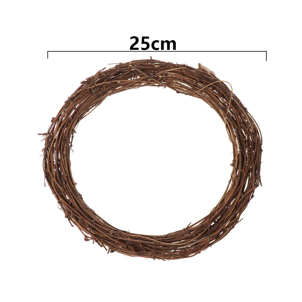 8-30CM Ramadan Decoration Eid Murbark Wedding Wreaths Decoration Garland Material Rattan Wreath DIY Wreath Party