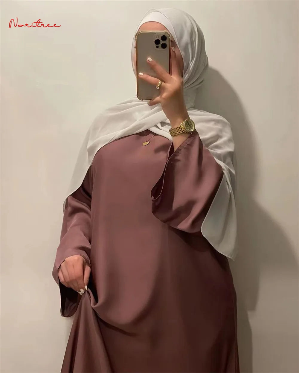 Fashion Sliky Djellaba Muslim Dress Dubai Full Length Flare Sleeved Soft Abaya Dubai Turkey Muslim Islam Robe WY921