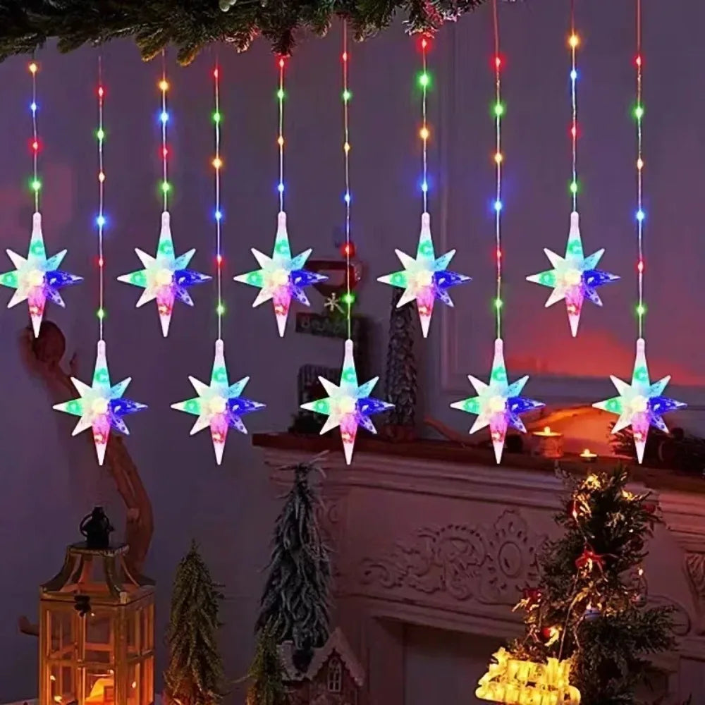 LED Moon, Star & Heart String Lights – Holiday Party & Room Decoration