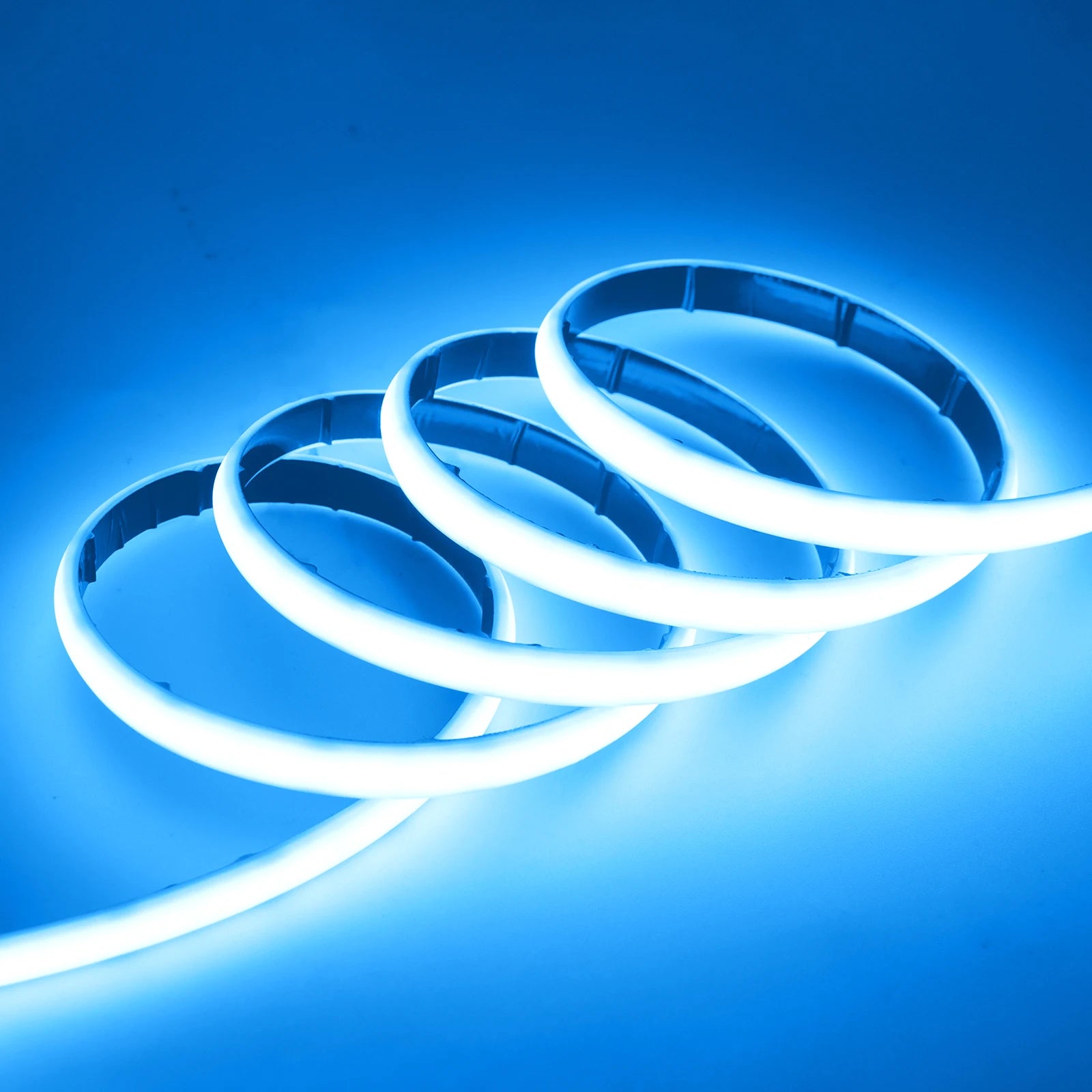 IP68 Waterproof Solar Powered COB Neon Strip 24V 320Leds 3000K 4000K 6000K Red/Green/Blue/Yellow Flexible Ribbon Rope LED Light