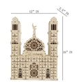 Ramadan Kareem Countdown Calendrier Wooden Eid Mubarak Ornament Drawer Ramadan Decorations for Home Eid Al Adha Party Decor 2025