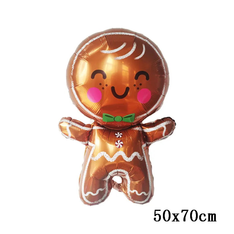 Christmas Foil Balloons Santa Claus Balloon Standding Balloon Christmas Gift Santa Balloon Xmas Party Supplies Home Decortion