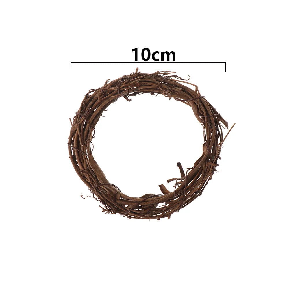 8-30CM Ramadan Decoration Eid Murbark Wedding Wreaths Decoration Garland Material Rattan Wreath DIY Wreath Party