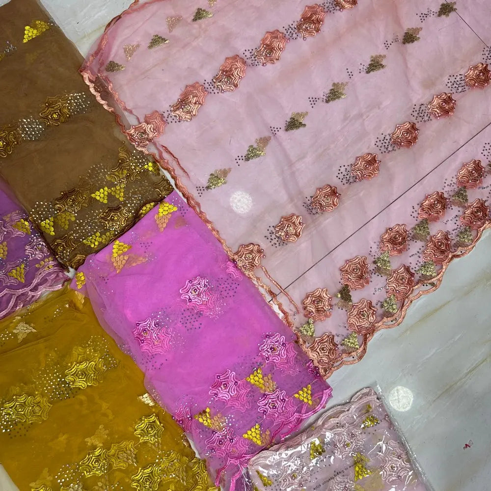 3D Stone New Dubai Scarf For Muslim Women African voile stone big Hijab Islam Hijab Pashmina Turban Headscarf Embroidery Shawls