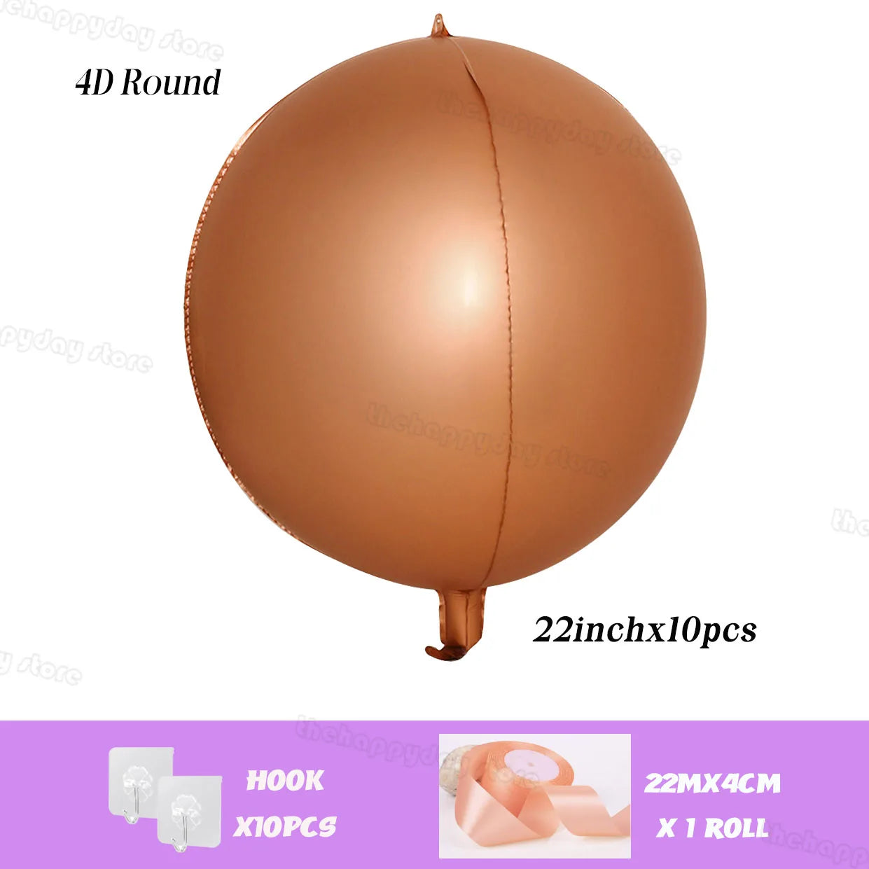 20/10Pcs Hanging 4D Round Foil Balloons 22in Dark Green 4D Round Balloon for Wedding Birthday Xmas Party Helium Air Globos Decor
