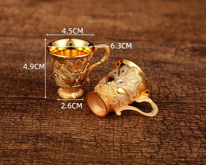 Luxury Ramadan Tea Cup Set with Tray – Wholesale Islamic Gift